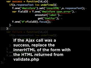 Make the backend
render HTML to use
with include() in
PHP and load the
same with Ajax.
 