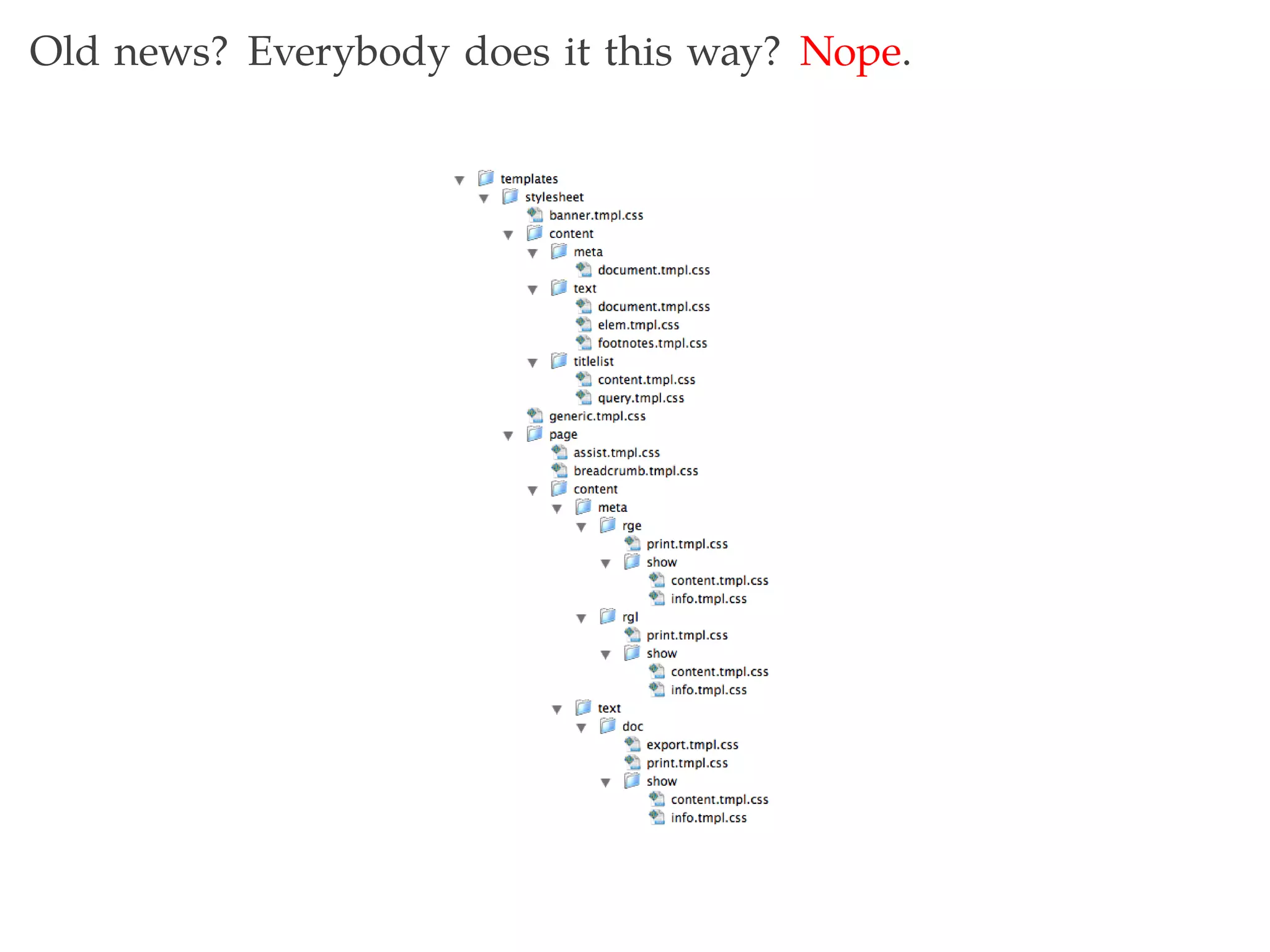 Maintainable CSS