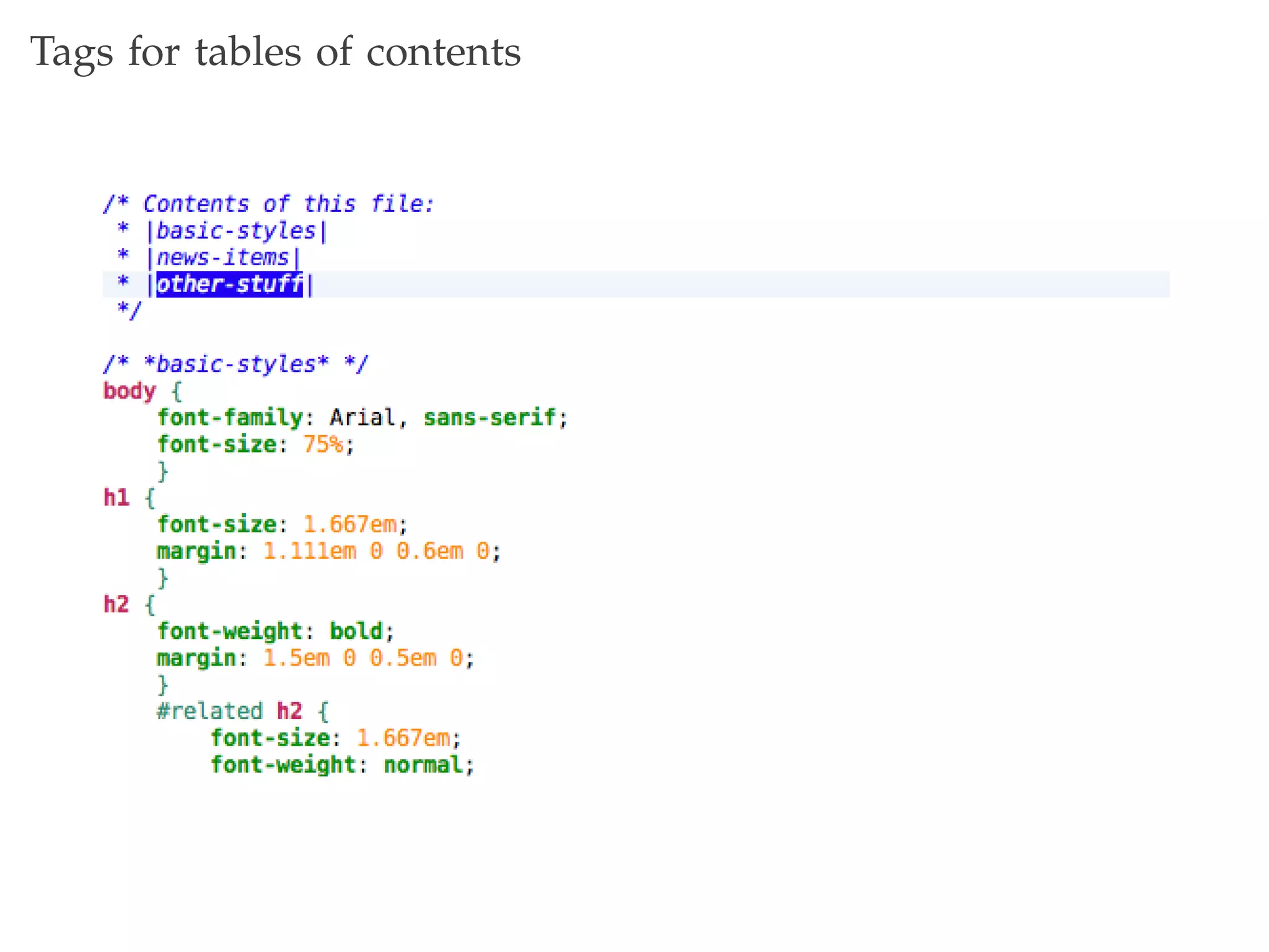 Maintainable CSS