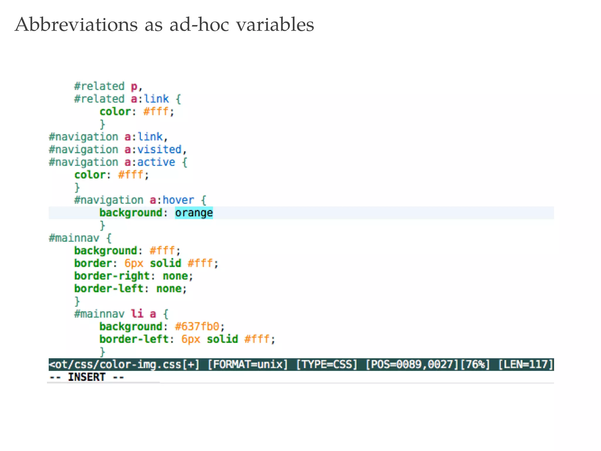 Maintainable CSS