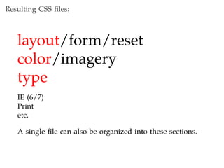 Maintainable CSS