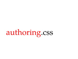 Maintainable CSS