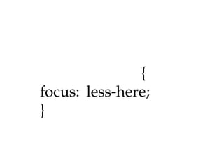 Maintainable CSS
