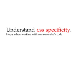 Maintainable CSS