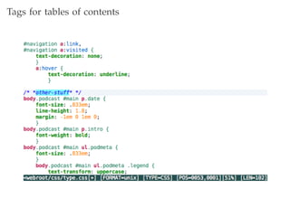 Maintainable CSS