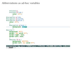 Maintainable CSS