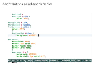 Maintainable CSS