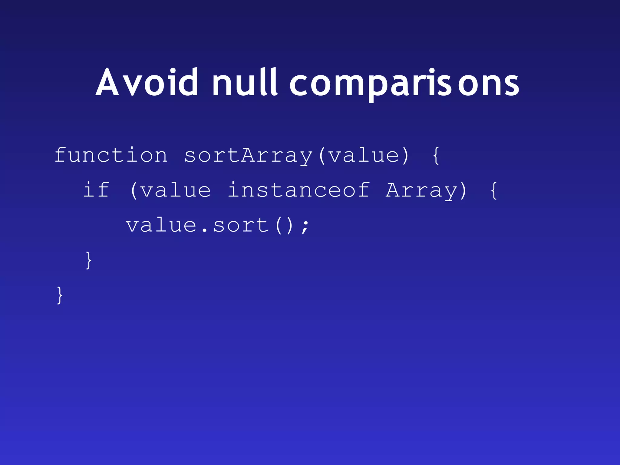 Maintainable JavaScript