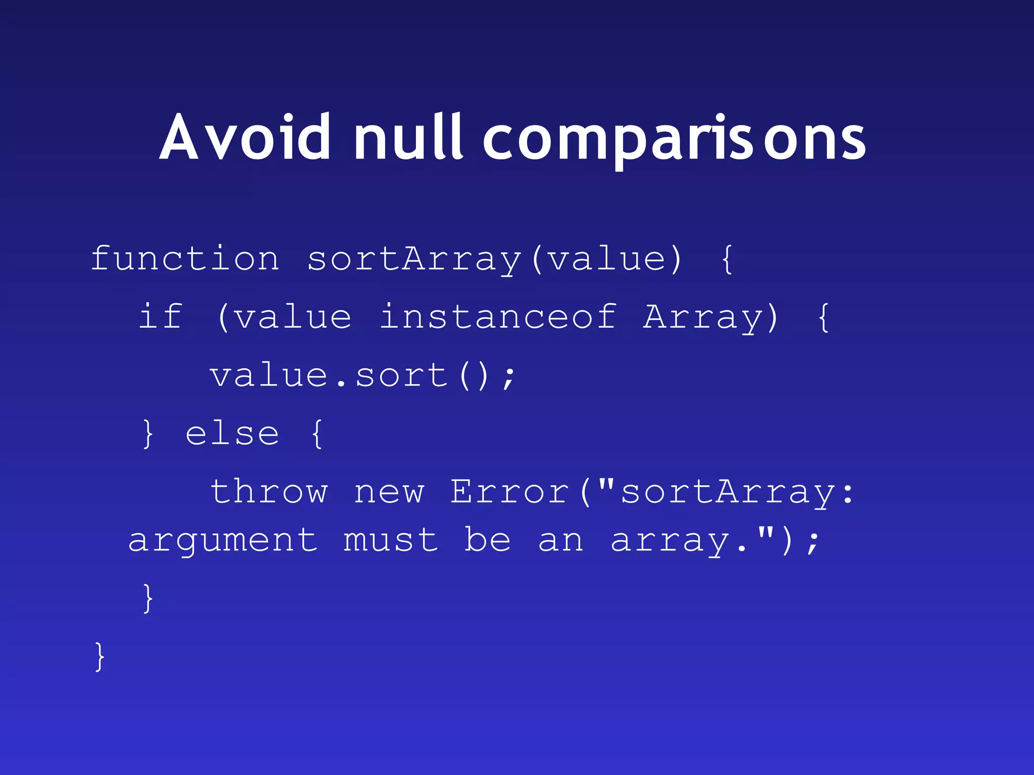 Maintainable JavaScript