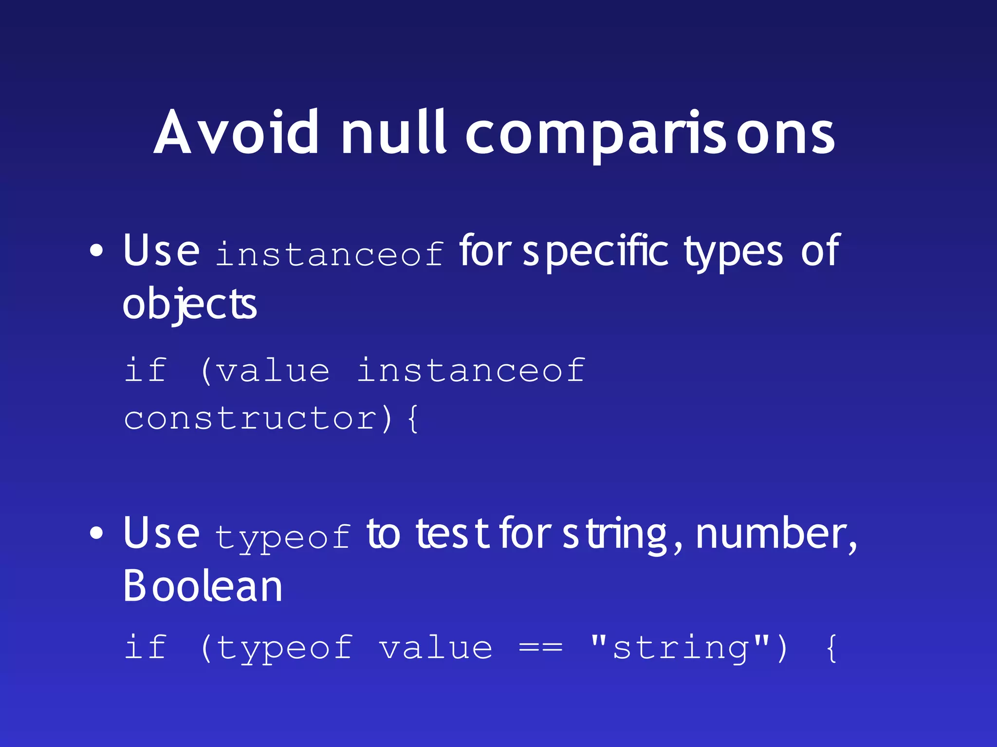 Maintainable JavaScript
