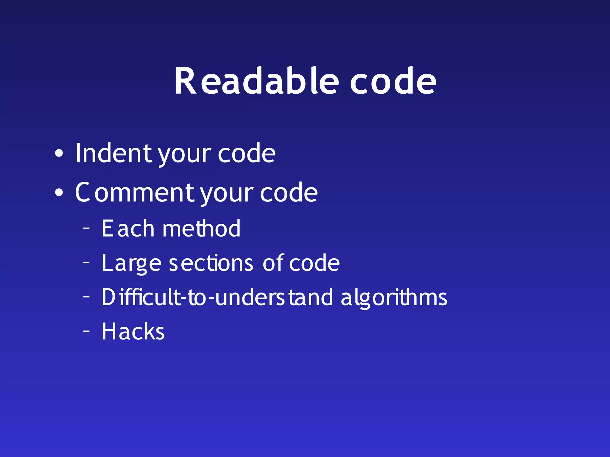 Maintainable JavaScript