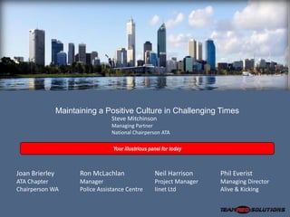 Maintaining A Positive Culture In Difficult Times