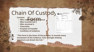 Maintaining Chain of Custody Crime Scene Managementppt.pptx