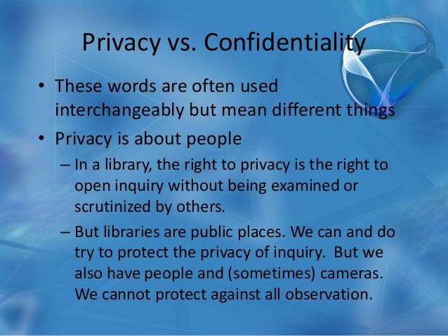 Confidentiality Confidentiality And Confidentiality