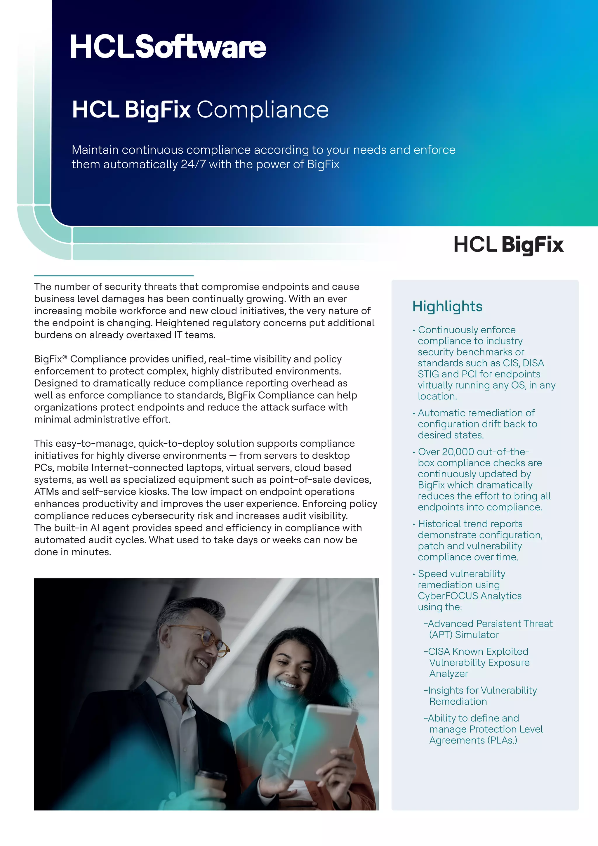 Maintaining Continuous Compliance with HCL BigFix PDF