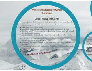 Maintaining Culture and Staying True to Your Values in Times of Change: Tye Eyden of New Belgium Brewery