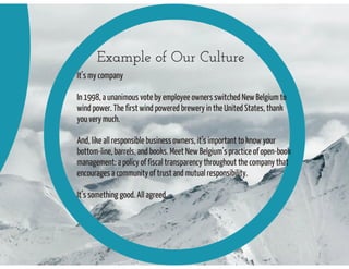 Maintaining Culture and Staying True to Your Values in Times of Change: Tye Eyden of New Belgium Brewery