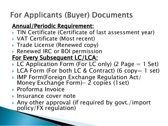 letter of credit application format