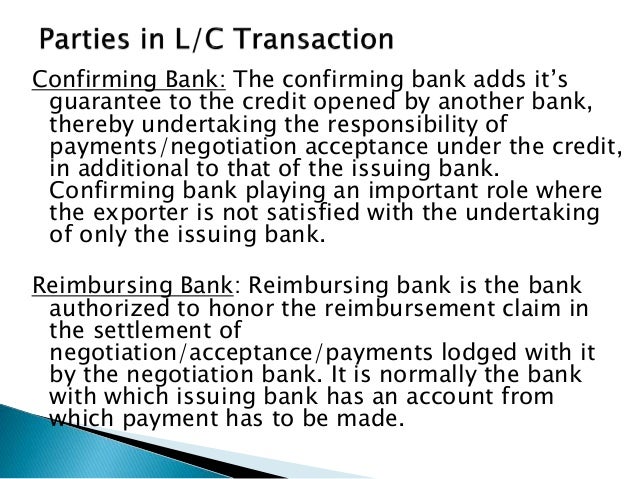 Maintaining Letter Of Credit For Bangladeshi Applicants