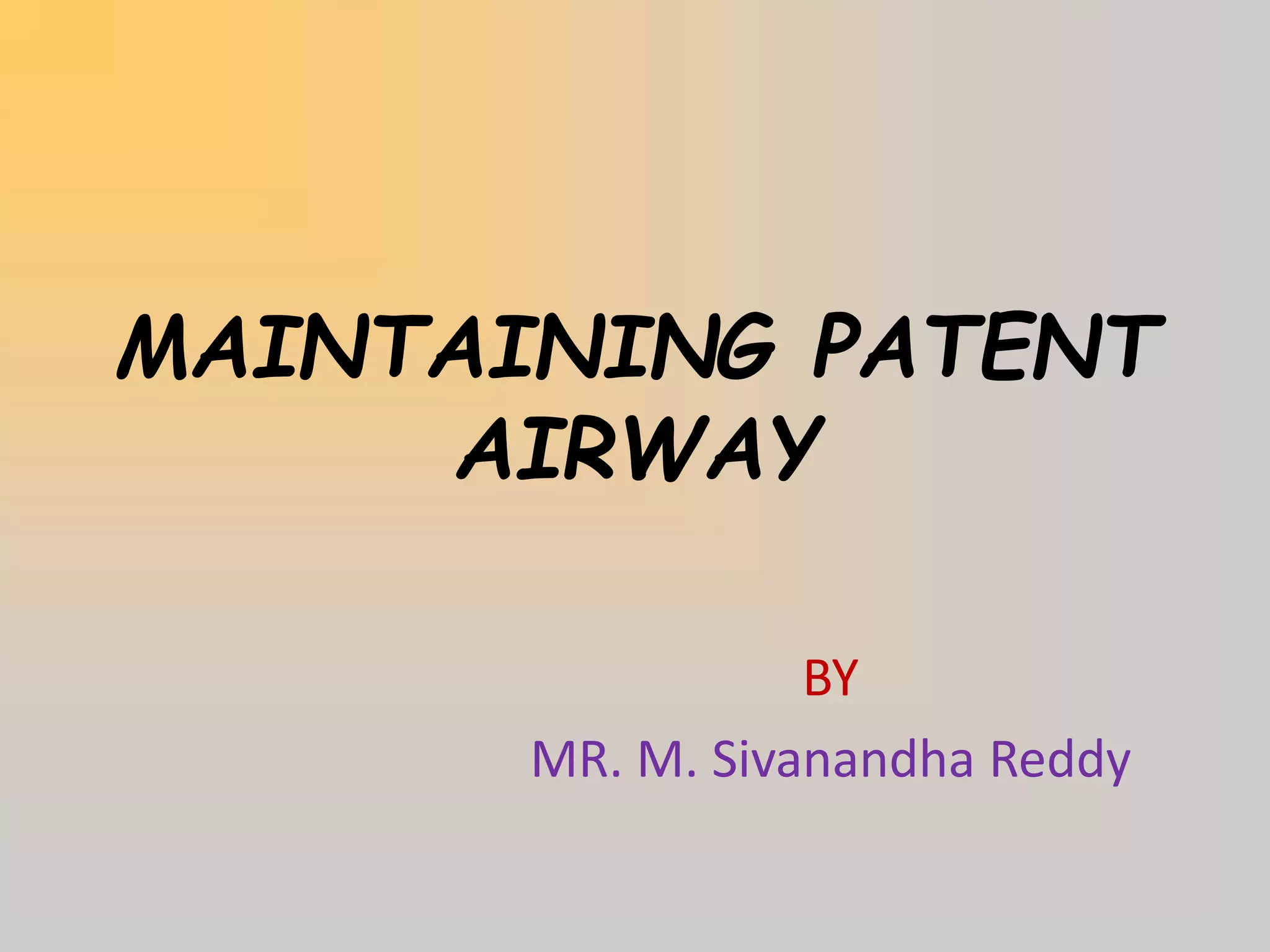Is Your Airway Patent? Find Out Now! - oa39d5y