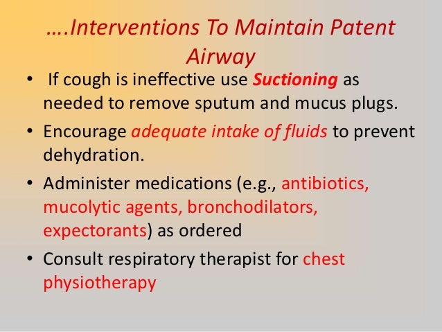 Maintaining patent airway