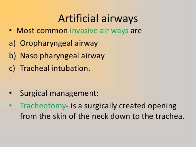 Maintaining patent airway