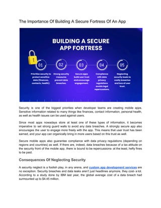 How to Make your Flutter App More Secure | Flutter Agency | PDF