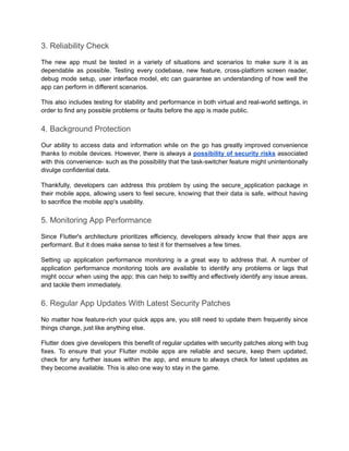 How to Make your Flutter App More Secure | Flutter Agency | PDF