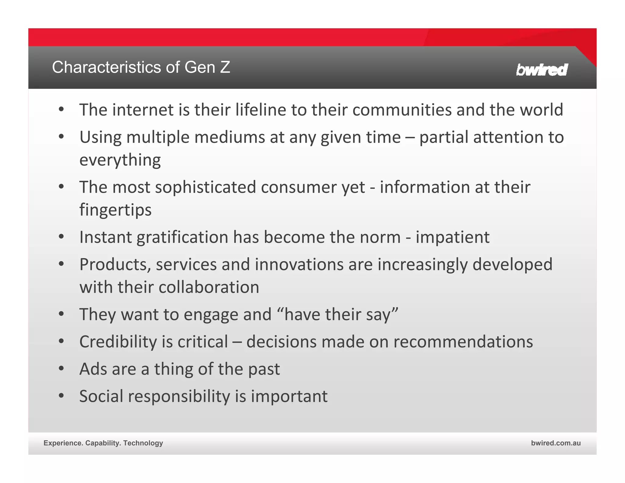 Maintaining the attention span of gen z | PDF