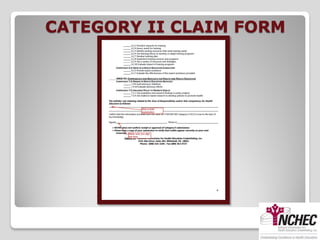 CATEGORY II CLAIM FORM
 