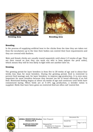 MAINTAIN_Poultry House and environment .doc