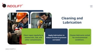 Wire Rope Care Steel Wire Rope Maintenance and Handling | PPTX