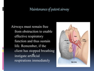 Maintenace of patent airway | PPT