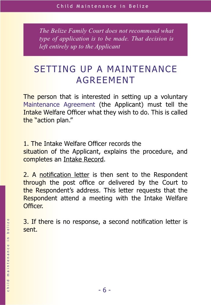 A Guide to Child Maintenance