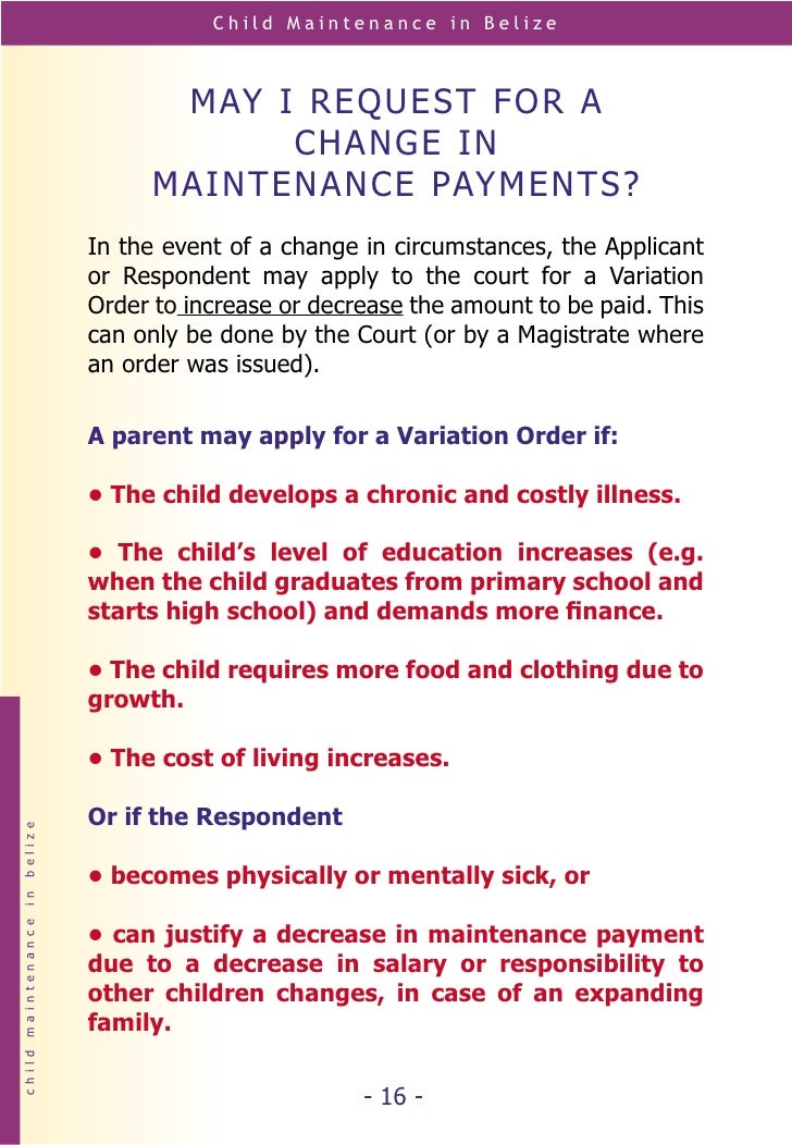 A Guide to Child Maintenance