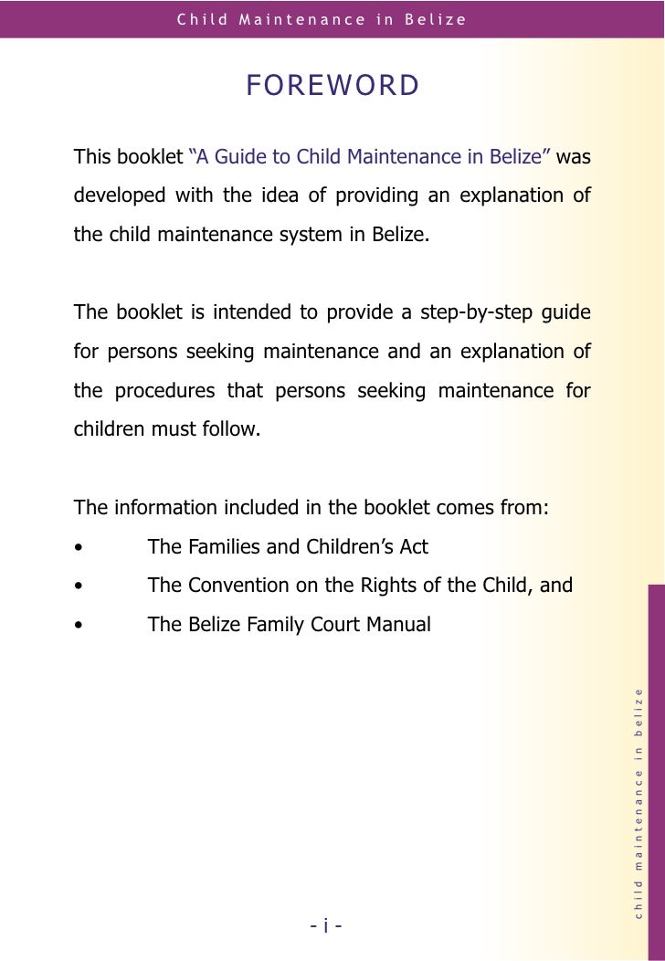 A Guide To Child Maintenance