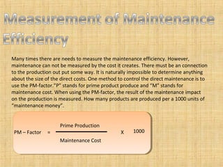 Maintenance | PPT