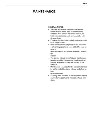 Maintenance | PDF