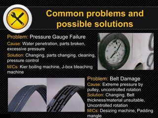 Machine Maintenance of Wet Processing Industry-Textile | PPT