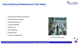 Less Maintenance Need 7 Proven Strategies to Reduce Maintenance Costs Safely and Effectively ...