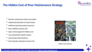 Less Maintenance Need 7 Proven Strategies to Reduce Maintenance Costs Safely and Effectively ...