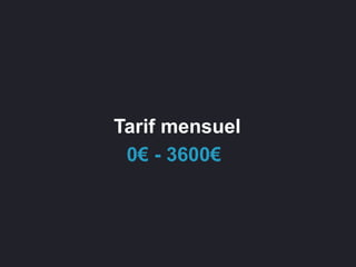 Tarif mensuel
0€ - 3600€
 