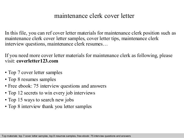 maintenance clerk cover letter 1 638 jpg cb 1411786980 free samples of cover letters for a data maintenance clerk position