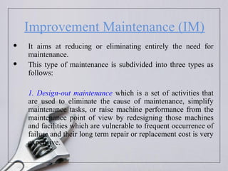Defining Maintenance Problem Maintenance Definition ppt for better understanding | PPT