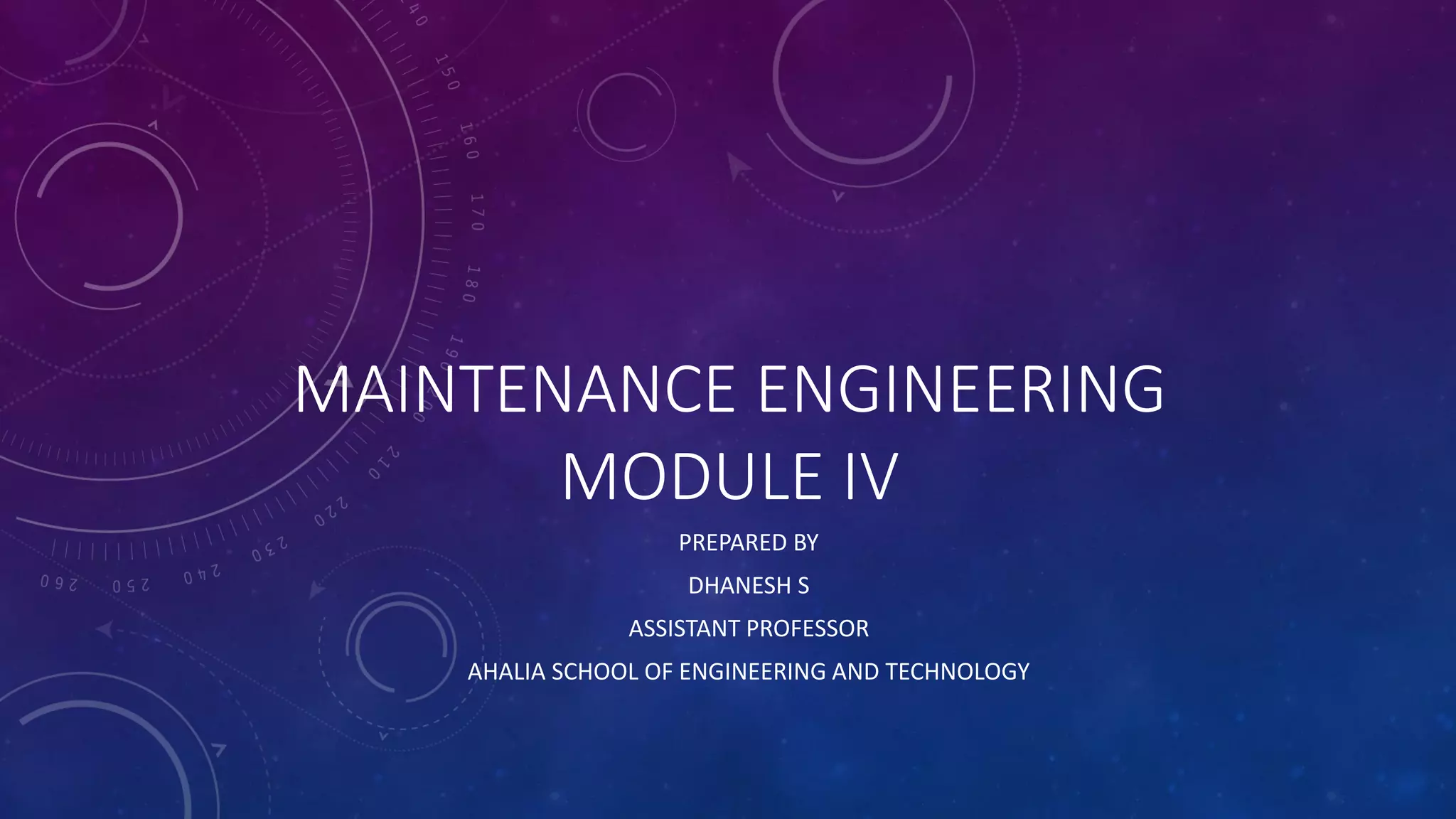 Lubricant MonitoringFerrography PPT