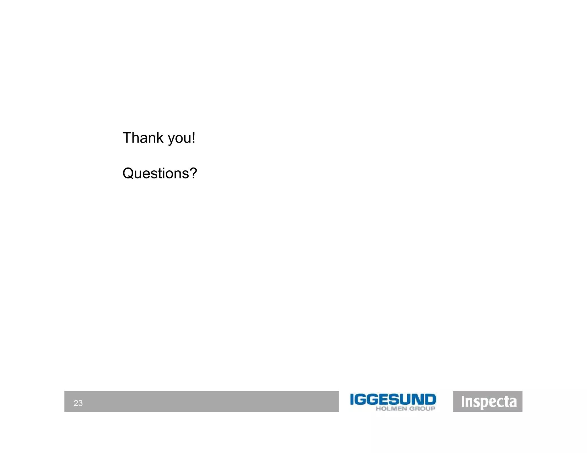 23
Thank you!
Questions?
 