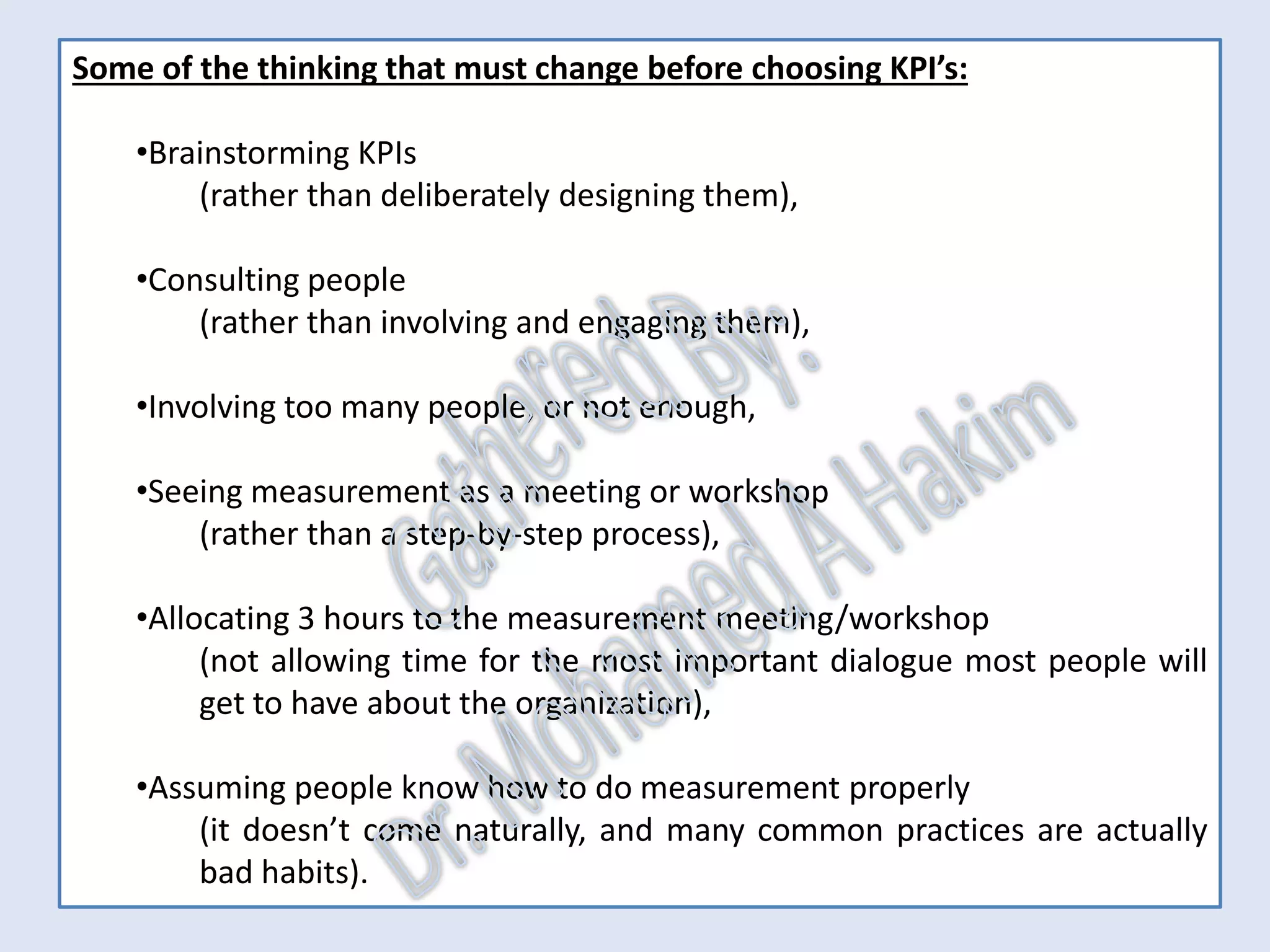 Summary of KPI’s
IntroductionReportingKPISuccessSummaryUtilizationBenchmark
 