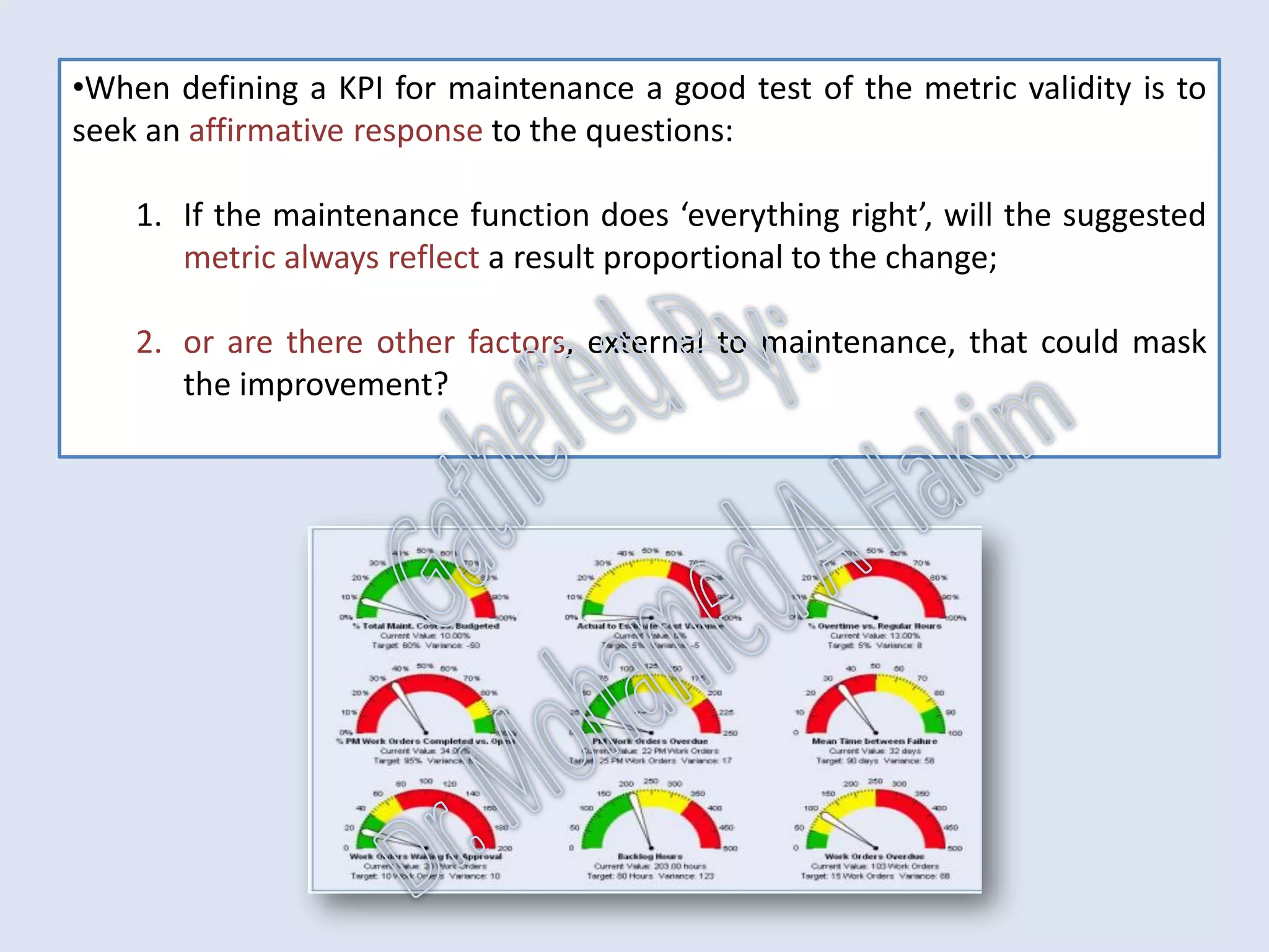 A key principle of performance management is to measure what you can
manage.
IntroductionReportingKPISuccessSummaryUtilizationBenchmark
 