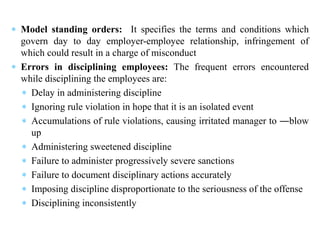 Maintenance of discipline- Nursing Management | PPTX