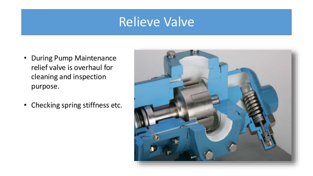 Maintenance of Pumps